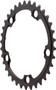 absoluteBLACK Round Road 110BCD 5B 2x 34t Chainring Black