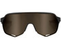 100% S2 Sunglasses Matte Black (Soft Gold Mirror Lens)