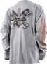 Troy Lee Designs 40th Anniversary Piston Bone Youth MTB LS Shirt Grey Mineral Wash