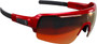 BBB Commander Sports Glasses Red Frame Smoke Red Lens