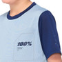 100% Ridecamp SS Youth Jersey Light Slate/Navy