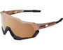 100% Speedtrap Sunglasses Matte Copper Chromium/Black (HiPER Copper Mirror Lens)