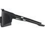 100% Speedcraft Sunglasses Soft Tact Black (Smoke Lens)