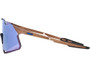 100% Hypercraft Sunglasses Matte Copper Chromium (HiPER Blue Multilayer Mirror Lens)