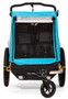 Burley D'Lite X Double Kids Trailer Aqua