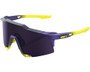 100% Speedcraft Sunglasses Matte Metallic Digital Brights (Dark Purple Lens)