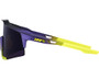 100% Speedcraft Sunglasses Matte Metallic Digital Brights (Dark Purple Lens)