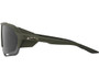 100% Norvik Sunglasses Soft Tact Army Green (Smoke Lens)