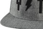 YT Logo Bright Snapback Cap Grey Heather