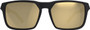 BBB Spectre Sunglasses Matte Black Frame Gold Lens