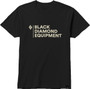 Black Diamond Stacked Logo T-Shirt Black