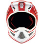 100% Status FF Youth DH/BMX Helmet Topenga Red/White