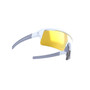 BBB Fuse Sunglasses Matte White Frame MLC Gold Lens