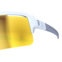 BBB Fuse Sunglasses Matte White Frame MLC Gold Lens