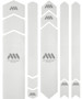 All Mountain Style Frame Guard Full - Clear Silver