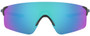 OAKLEY EVZero Blades Sunglasses Steel Frame Prizm Sapphire Lens