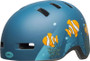 Bell Lil Ripper Helmet Matte Grey/Blue Clown Fish