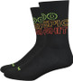 Defeet Aireator Epic Shit 15cm Socks Black/Multicolour