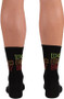 Defeet Aireator Epic Shit 15cm Socks Black/Multicolour