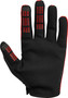 Fox Youth Ranger Gloves Fluro Red