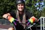 Fist Natalya Diehm Rainbow MTB Gloves