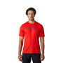 Fox Ranger Moth Race Mens MTB SS Jersey Flo Red 