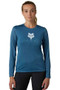 Fox Ranger Tru-Dri Womens MTB LS Jersey Dark Slate Blue