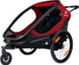 Hamax Outback Two Child Trailer w/Recline Black/Red