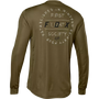 Fox Ranger Font Olive Green MTB LS Jersey L