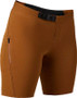 Fox Flexair Ascent Womens MTB Shorts w/Liner Nutmeg Brown