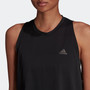 Adidas Run Icons 3 Womens Bar Tank Top Black / Black