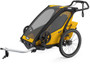 Thule Chariot Sport 1-Seat Kids Bike Trailer Black/Spectra Yellow