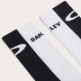 Oakley Icon Road Socks White Black