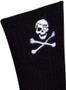 Fist Rodger Crew Socks Black/White