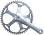 Shimano Dura-Ace FC-7710 165mm Track Crankset Silver