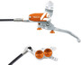 Hope Tech4 E4 Rear Disc Brake Silver/Orange Black Cable