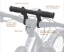 Shotgun Kids Front Bike Seat + Handlebar Combo Black