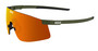 KOO Nova Sunglasses Olive Green Matt (Orange Mirror Lens)