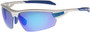 BZ Optics Pho Glasses White/Blue Mirror
