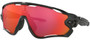 OAKLEY Jawbreaker Sunglasses Matte Black Frame Prizm Trail Torch Lens