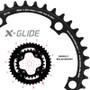 SRAM Red X-Glide Yaw 11S 130BCD Alloy Road Chainring Blast Black 39T