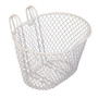 BC Small Wire Front Basket White
