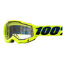 100% Accuri 2 Enduro MTB Goggles Clear Lens Fluo Yellow