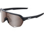 100% S2 Sunglasses Soft Tact Black (HiPER Crimson Silver Mirror Lens)