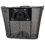 BC Wire Mesh Quick Release Adjustable Front Basket Black