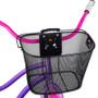 BC Wire Mesh Quick Release Adjustable Front Basket Black