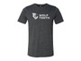 Wolf Tooth MenOs Strata Logo T-Shirt Charcoal Large