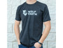 Wolf Tooth MenOs Strata Logo T-Shirt Charcoal Large