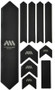 All Mountain Style Frame Guard Extra - Black/Silver