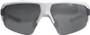 BBB Impulse Sports Glasses Glossy White/Dark Grey Frame Smoke Lens